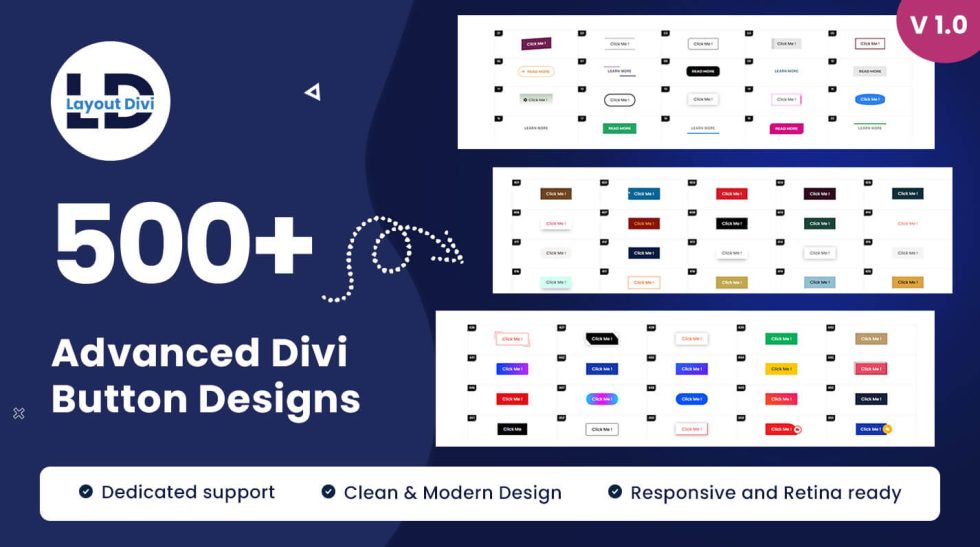 Divi Button Module Layout Pack Divi Layouts