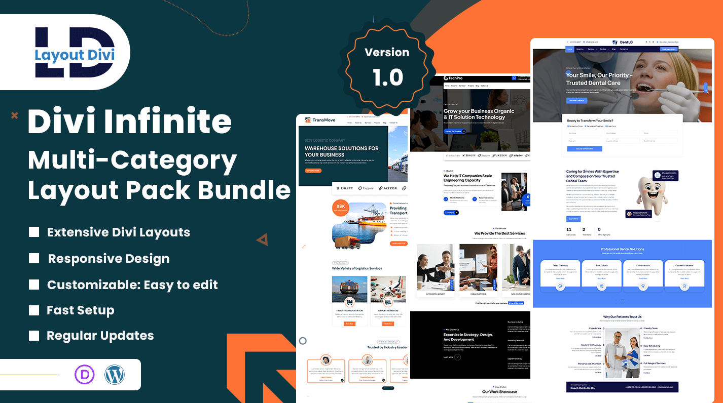 Multi-Category Layout Pack Bundle feature image