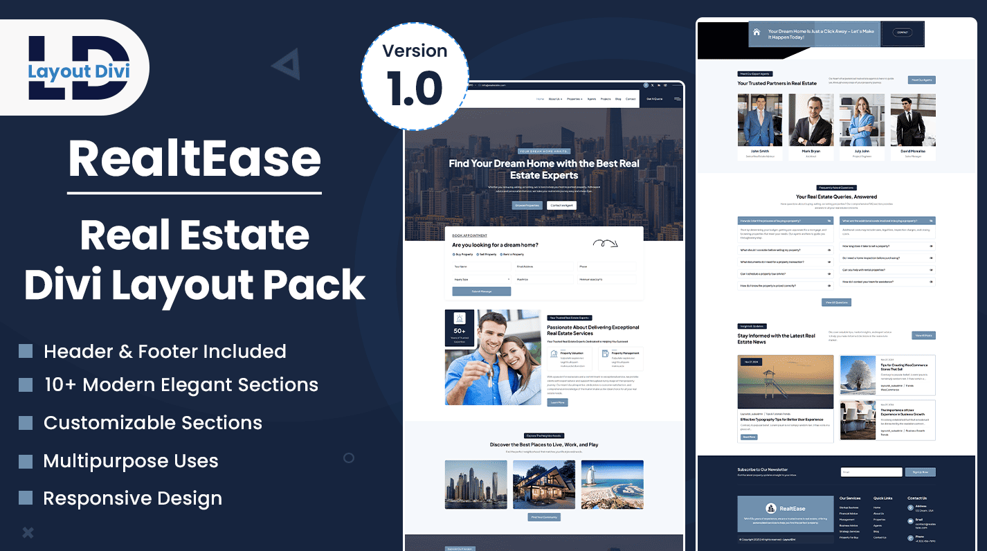 Divi Real Estate Layout - Featured Image