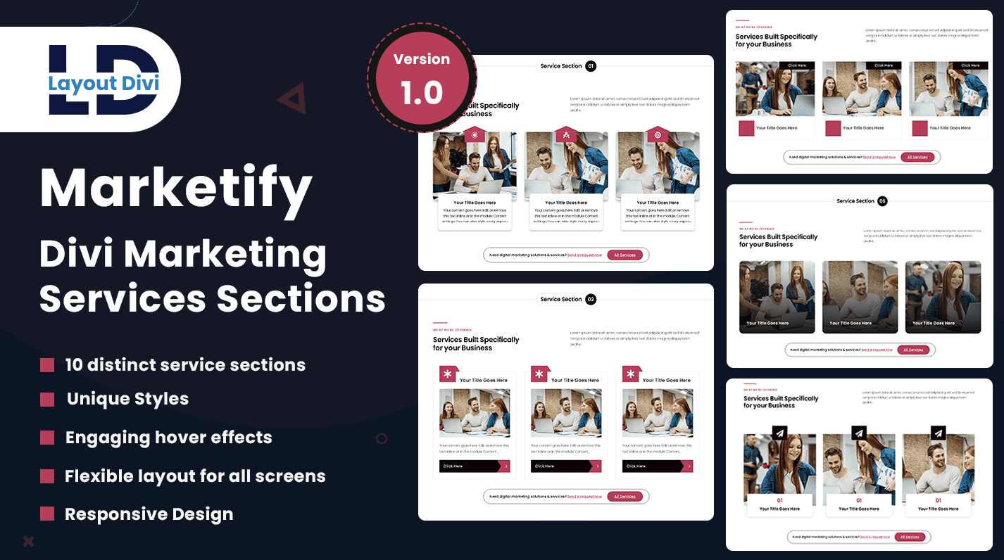 Divi Marketing Services Sections- Featured Image