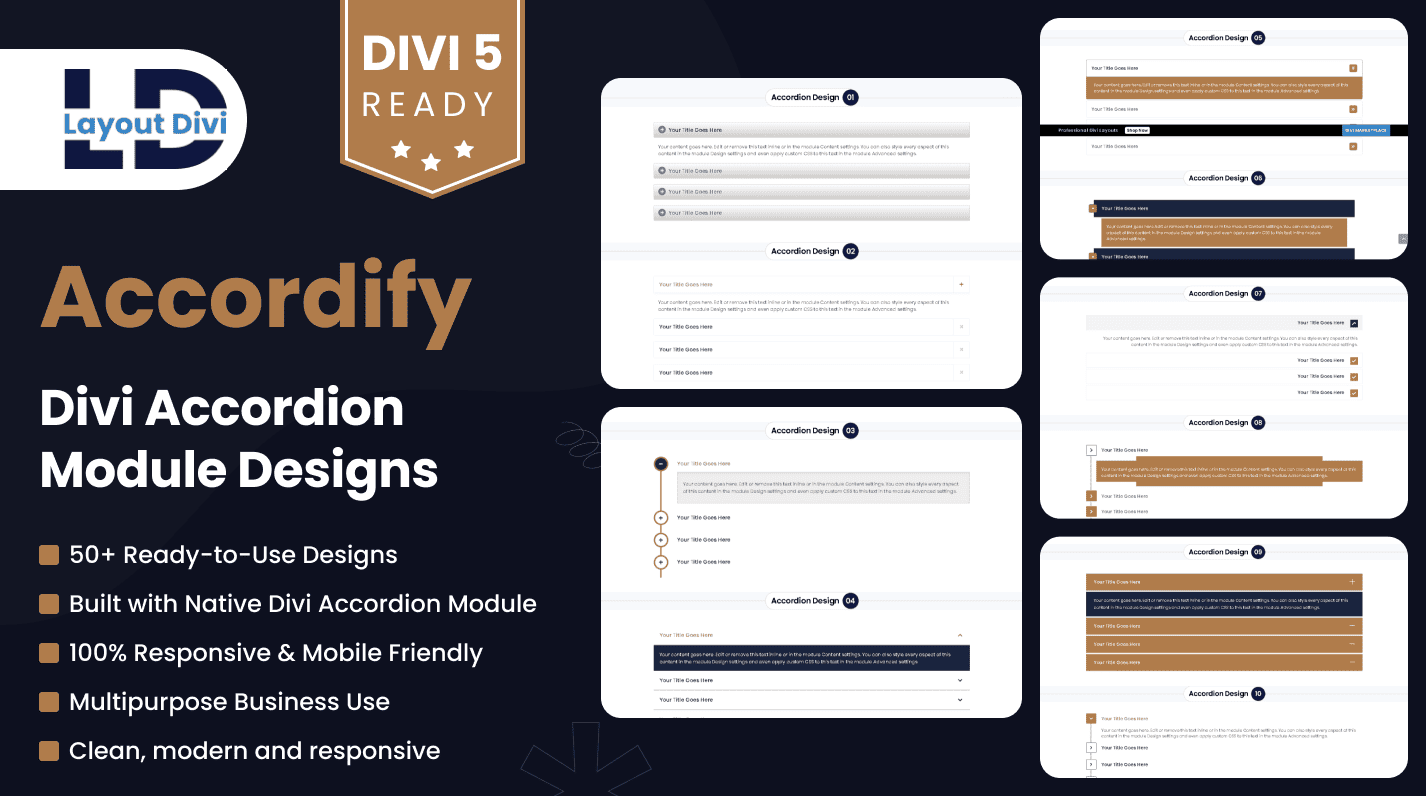 Accordify – Divi Accordion Module Designs - Featured Image