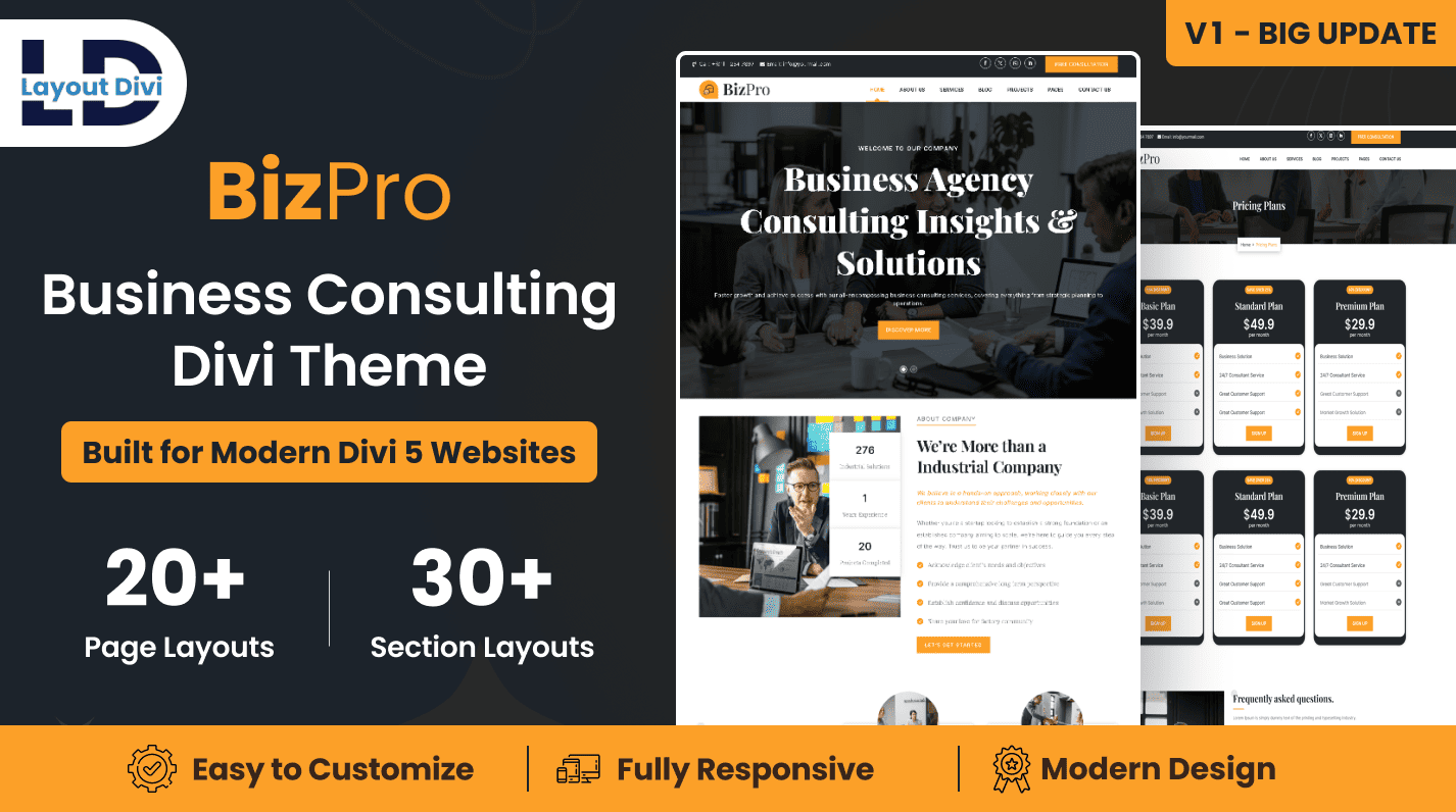 BizPro – Business Consulting Divi Child Theme - Featured Image