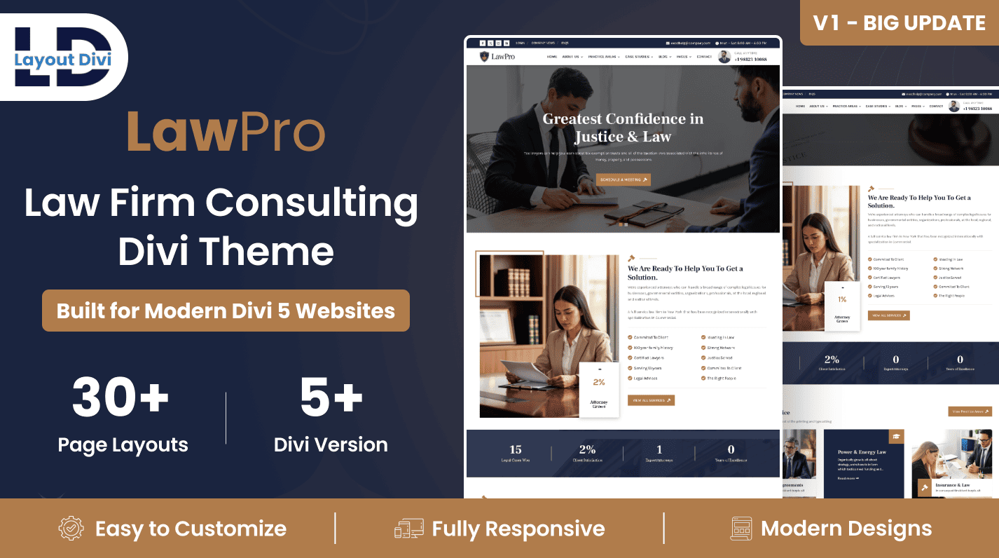 LawPro – Law Firm Consulting Divi Child Theme - Featured Image
