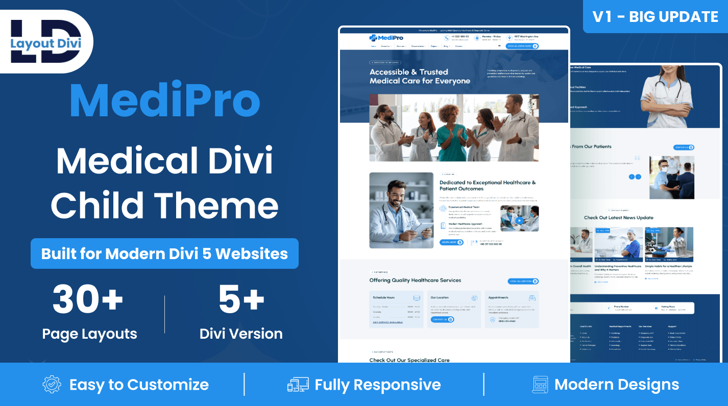 MediPro – Medical & Healthcare Divi Child Theme - Featured Image